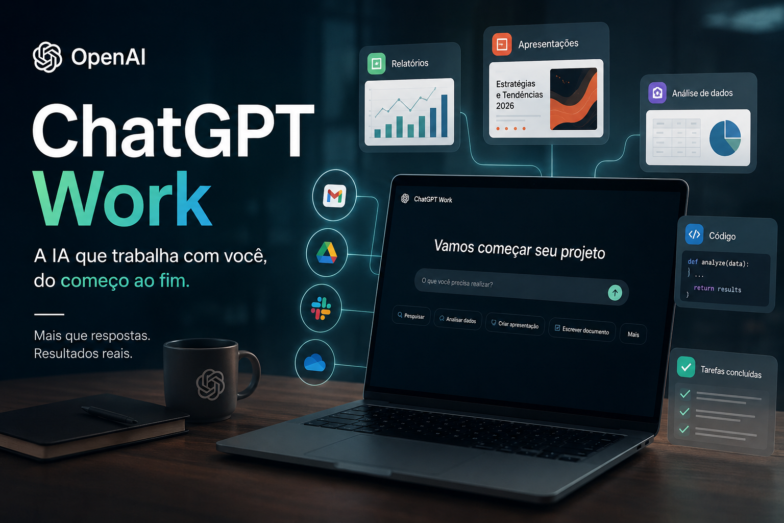 ChatGPT Work: a nova aposta da OpenAI para transformar a produtividade