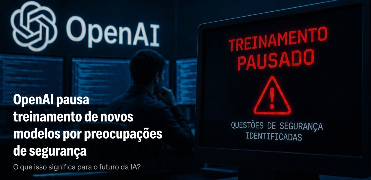 OpenAI pausa treinamento de novos modelos por preocupações de segurança